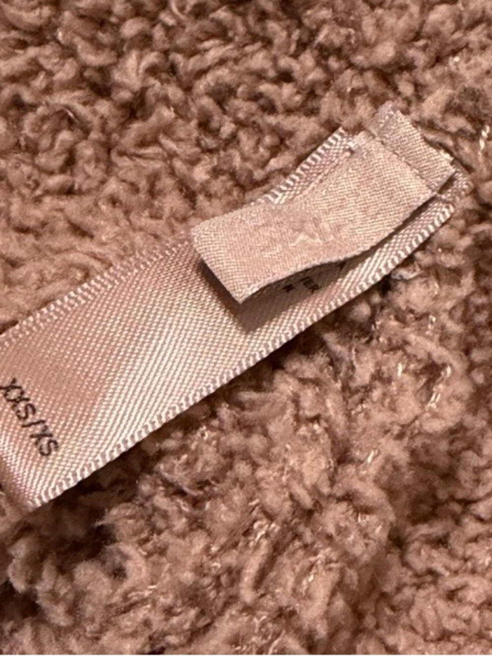SKIMS Cozy Knit Joggers XXS/XS Camel Rare Discontinued Bouclé Lounge Pants Luxe - Picture 7 of 9